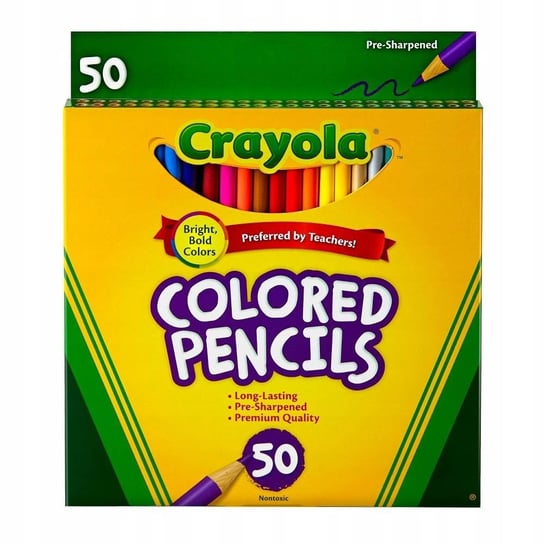 Kredki ołówkowe 50 kolorów Crayola Crayola
