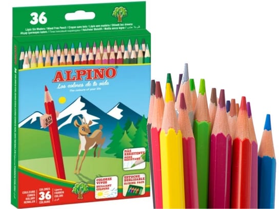 Kredki ołówkowe Alpino Classic 36 sztuk Alpino