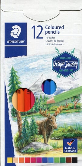 Kredki ołówkowe, Desing journey, 12 kolorów Staedtler