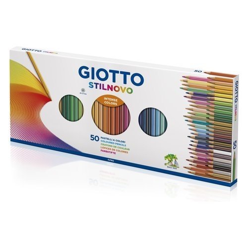 Kredki ołówkowe, Giotto Stilnovo, 50 kolorów GIOTTO