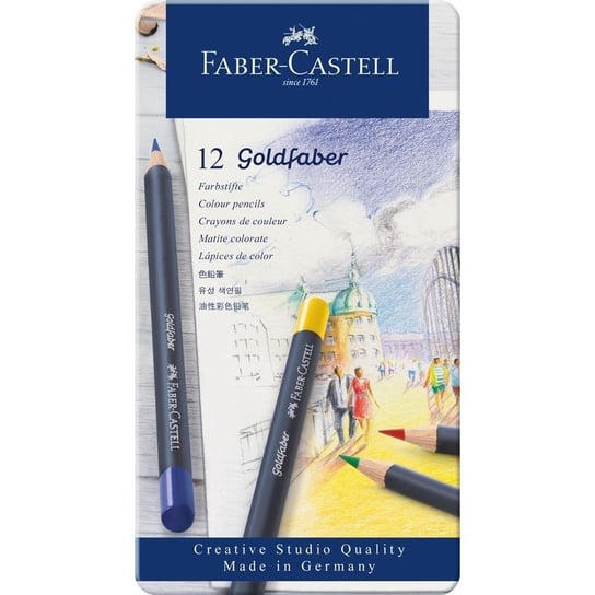 Kredki ołówkowe, Goldfaber, 12 kolorów Faber-Castell