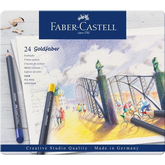 Kredki ołówkowe, Goldfaber, 24 kolory Faber-Castell