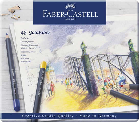 Kredki ołówkowe, Goldfaber, 48 kolorów Faber-Castell