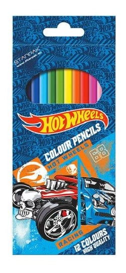 Kredki ołówkowe, Hot Wheels, 12 kolorów Starpak