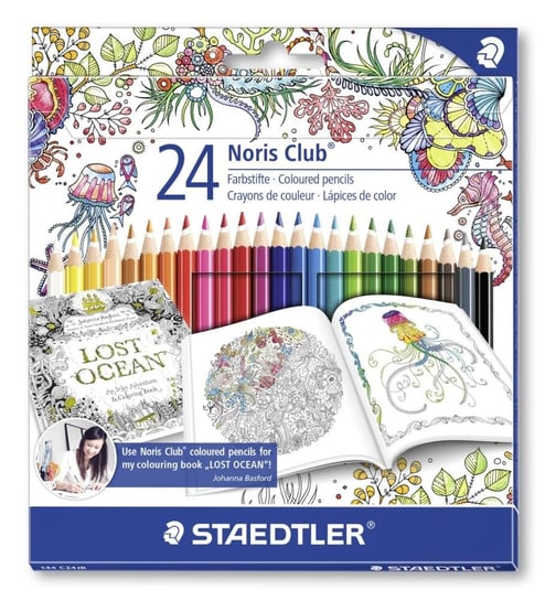 Kredki ołówkowe, Noris Club, 24 kolory Staedtler