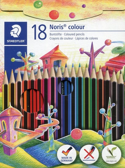 Kredki ołówkowe, Noris colour, 18 kolorów Noris Colour