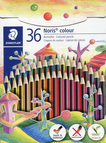 Kredki ołówkowe, Noris colour, 36 kolorów Staedtler