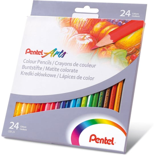 Kredki ołówkowe PENTEL 24 kolory CB8-24 CB8-24 Pentel