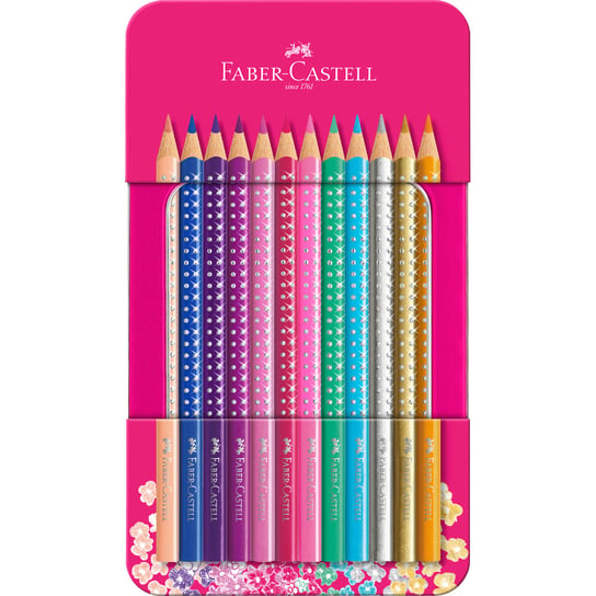 Kredki ołówkowe, Sparkle, 12 kolorów, Faber-Castell Faber-Castell
