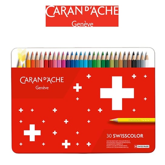 Kredki ołówkowe, Swisscolor, 30 kolorów CARAN D'ACHE