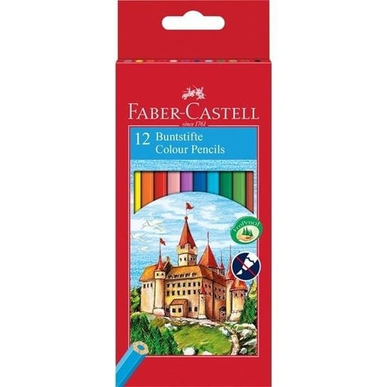 Kredki ołówkowe, Zamek, 12 kolorów Faber-Castell