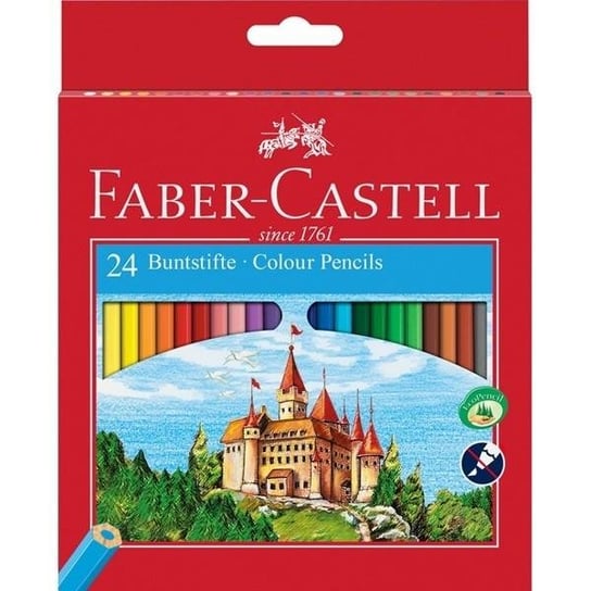 Kredki ołówkowe, Zamek, 24 kolory Faber-Castell