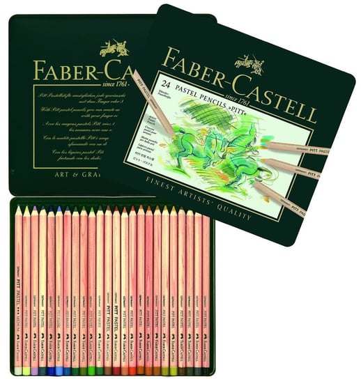 Kredki pastelowe Pitt, 24 kolory Faber-Castell