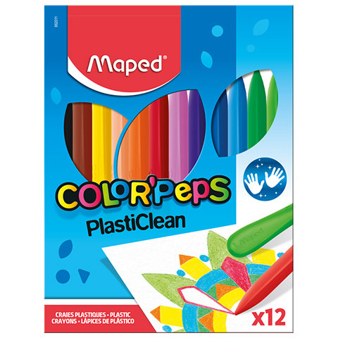 Kredki plastikowe, Colorpeps, 12 kolorów Maped
