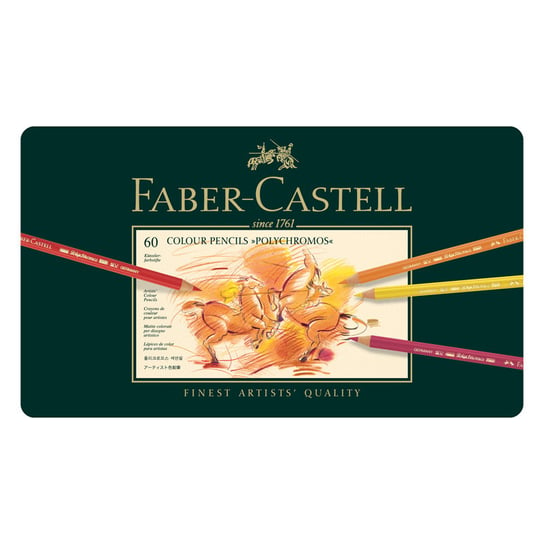 Kredki Polychromos, 60 kolorów Faber-Castell