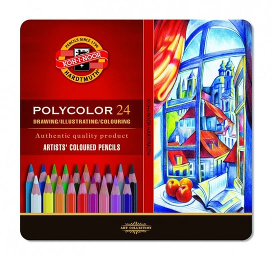 Kredki Polycolor, 24 kolory Koh-I-Noor