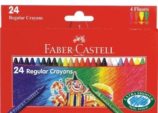 Kredki świecowe, 24 kolory Faber-Castell