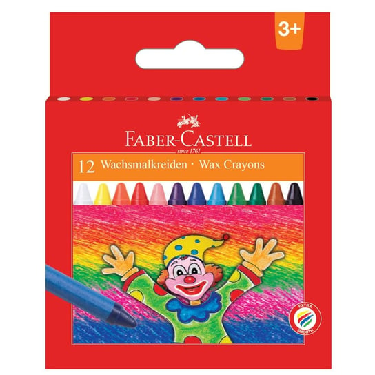 Kredki świecowe FABER-CASTELL, 12 kolorów Faber-Castell