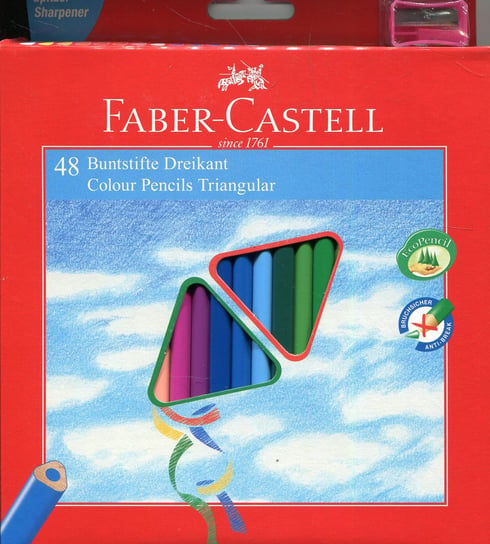 Kredki trójkątne eko, 48 kolorów Faber-Castell