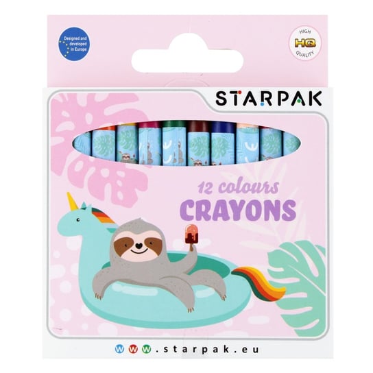 Kredki woskowe 12 kolorów Koala STARPAK 536294 Starpak