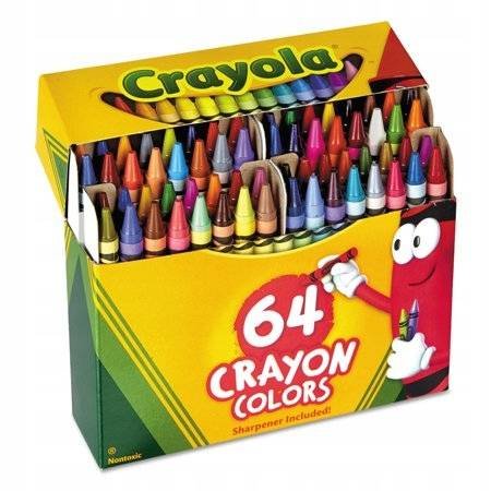 Kredki woskowe 64 kolory Crayola Crayola