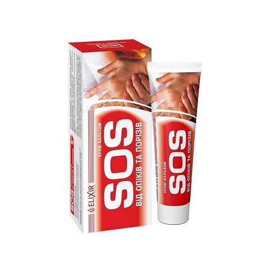 Krem-balsam - SOS - na oparzenia i rany - 75ml Elixir