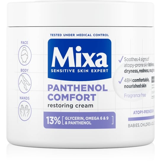 Krem do ciała  Panthenol Comfort Restoring Cream<br /> Marki Mixa Mixa