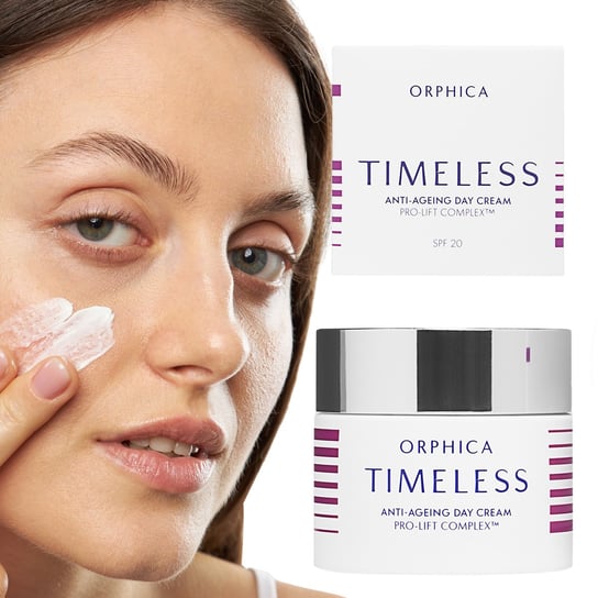KREM DO TWARZY DZIEŃ pierwsze zmarszczki gliceryna ORPHICA TIMELESS 50ml Orphica