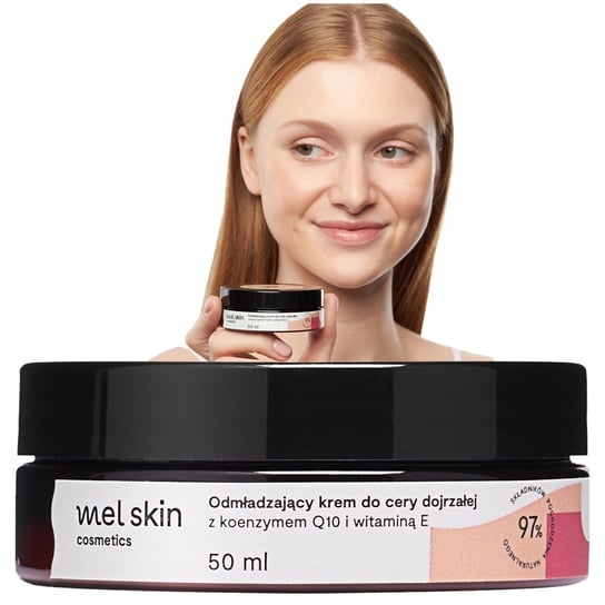 KREM do twarzy ODMŁADZAJĄCY dojrzała KOENZYM Q10 wyrównuje koloryt Mel Skin Mel Skin