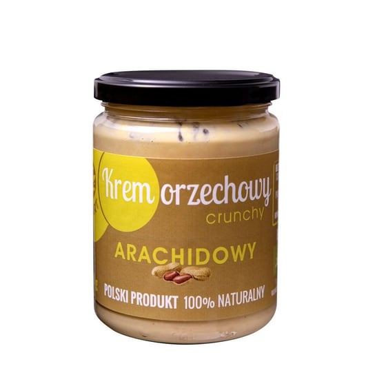 Krem Orzechowy Arachidowy Crunchy Bio 500 g - Novitum BIONURT