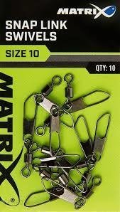 Krętlik Matrix Snap Link Swivels 14 / 10 szt - 14 Matrix