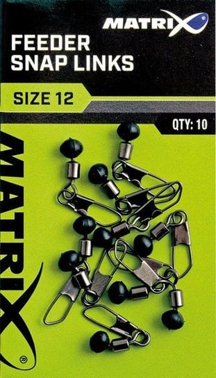 Krętliki Matrix Feeder Bead Snap Links 12 / 10 szt - 12 Matrix