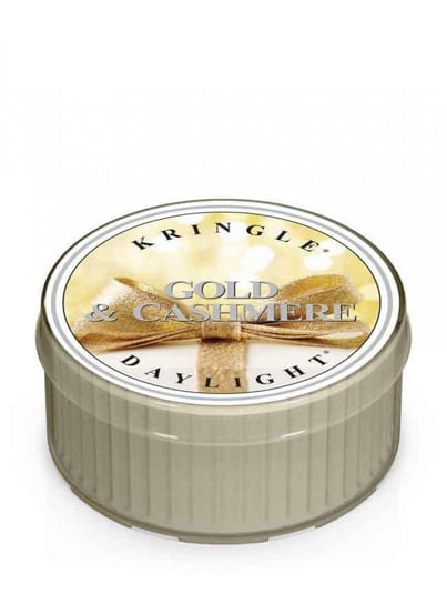 Kringle Candle, Gold & Cashmere, świeca zapachowa daylight, 1 knot Kringle Candle