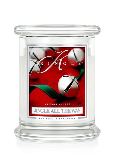 Kringle Candle, Jingle All The Way, świeca zapachowa, średni słoik, 2 knoty Kringle Candle