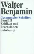 Kritiken und Rezensionen Benjamin Walter