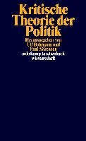Kritische Theorie der Politik Suhrkamp Verlag Ag, Suhrkamp