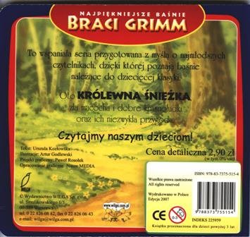 Królewna Śnieżka Bracia Grimm