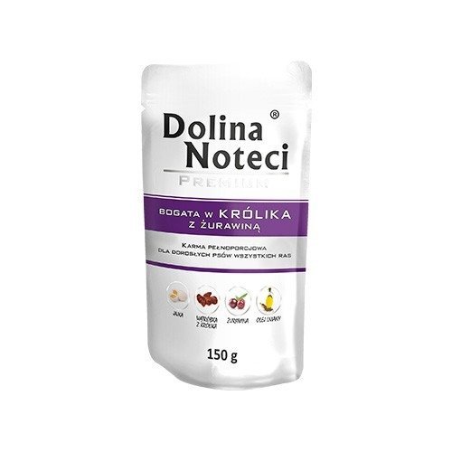 Królik z żurawiną DOLINA NOTECI Premium, 150 g Dolina Noteci