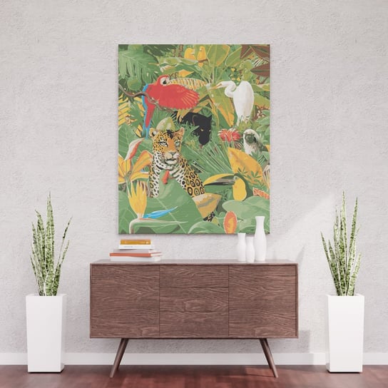 Królowie dżungli - Malowanie po numerach 50x40 cm ArtOnly