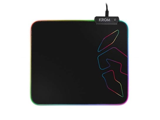 KROM Knout RGB - NXKROMKNTRGB - Mata do gier, RGB, czarna The Game Bakers