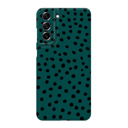 Kropki boho - Galaxy S23 Plus Etui matowe butelkowa zieleń [TIF 04E] PieceofCase