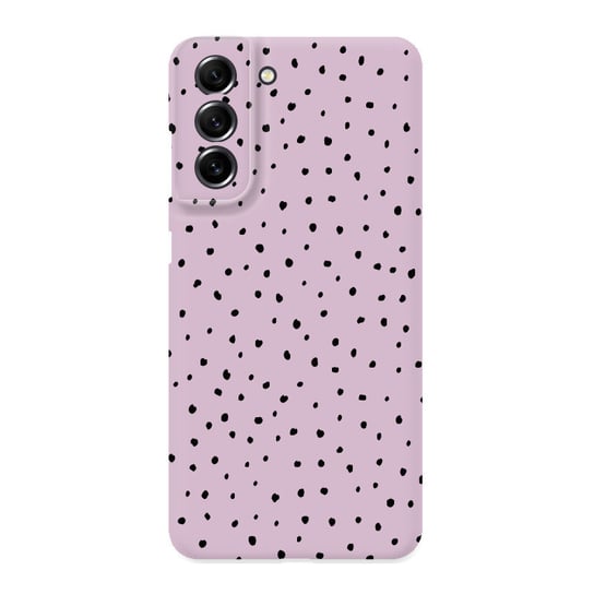 Kropki tiny dots  - Galaxy S22 Etui matowe fiolet [TIF 14E] PieceofCase