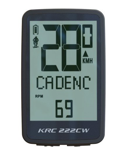 Kross, Licznik, 222 CW bezprzewodowy, czarny Kross
