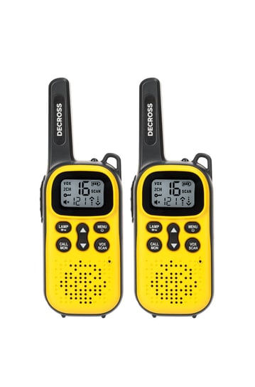 Krótkofalówka Walkie talkie 2x PMR Decross DC43, micro USB, latarka, klips Inna marka