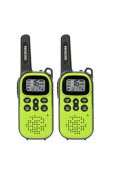 Krótkofalówka Walkie talkie 2x PMR Decross DC44, micro USB, 6 akumulatorów Inna marka