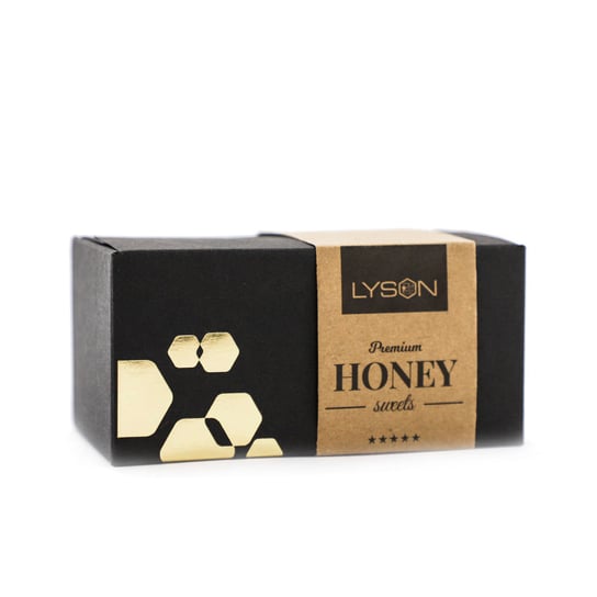 Krówki miodowe Sweet Honey Natural 120 g. czarny ŁYSOŃ