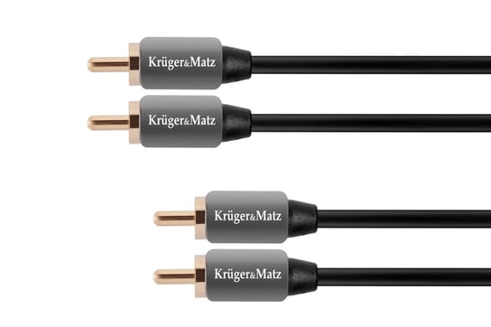 Kruger&Matz Km0304 Kabel 2Rca-2Rca 1.0M Kruger&Matz Krüger&Matz, Kruger&Matz