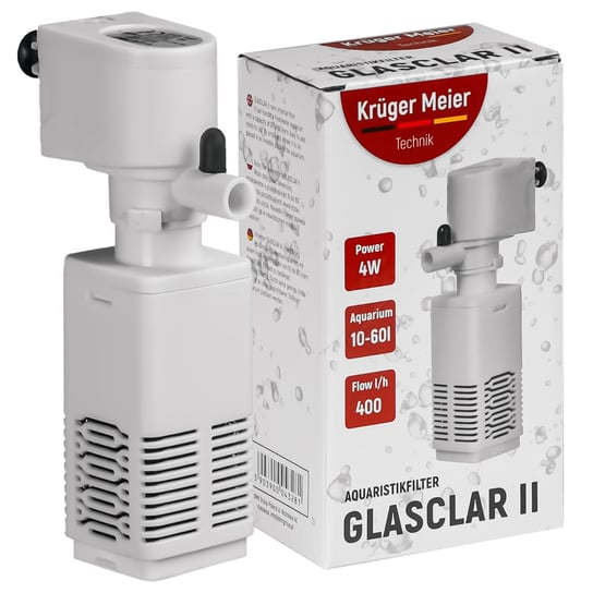 Kruger Meier Glasclar Ii - Filtr Wewnętrzny 400L/H Kruger