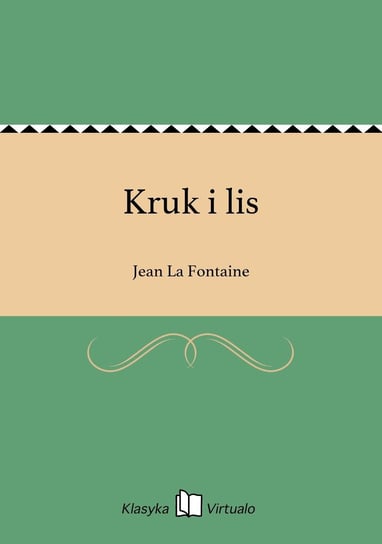 Kruk i lis La Fontaine Jean