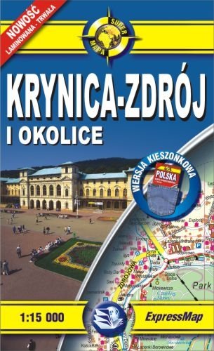 Krynica-Zdrój i okolice. Mapa turystyczna 1:15 000 Opracowanie zbiorowe